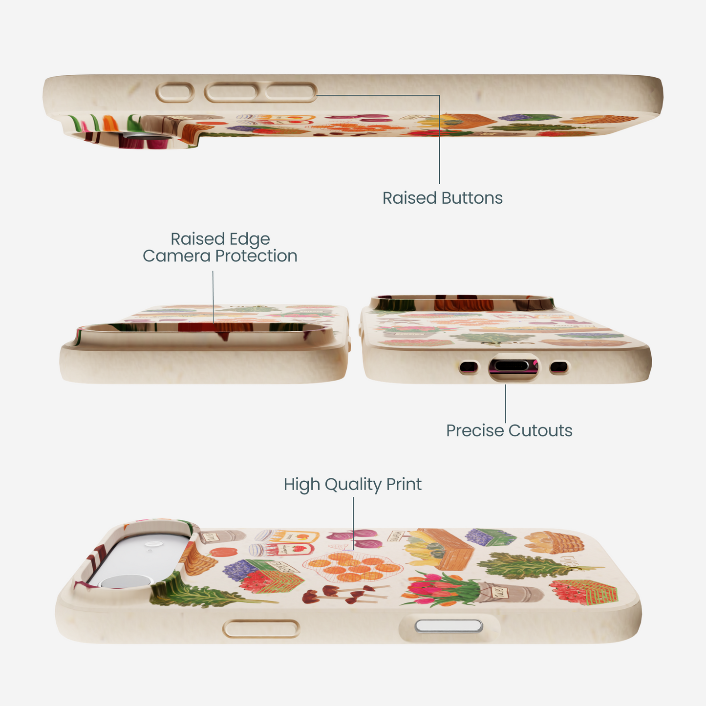 Seashell Farm Market iPhone Air Case