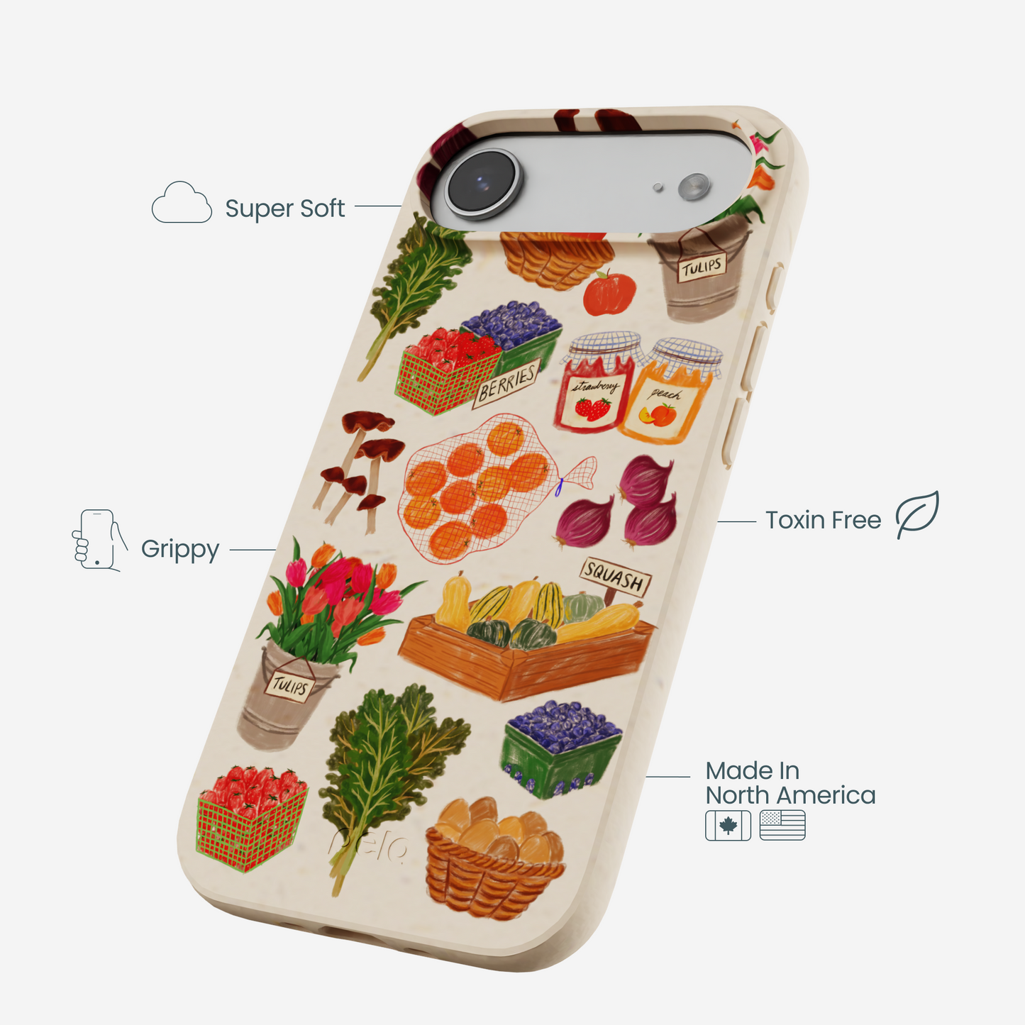 Seashell Farm Market iPhone Air Case