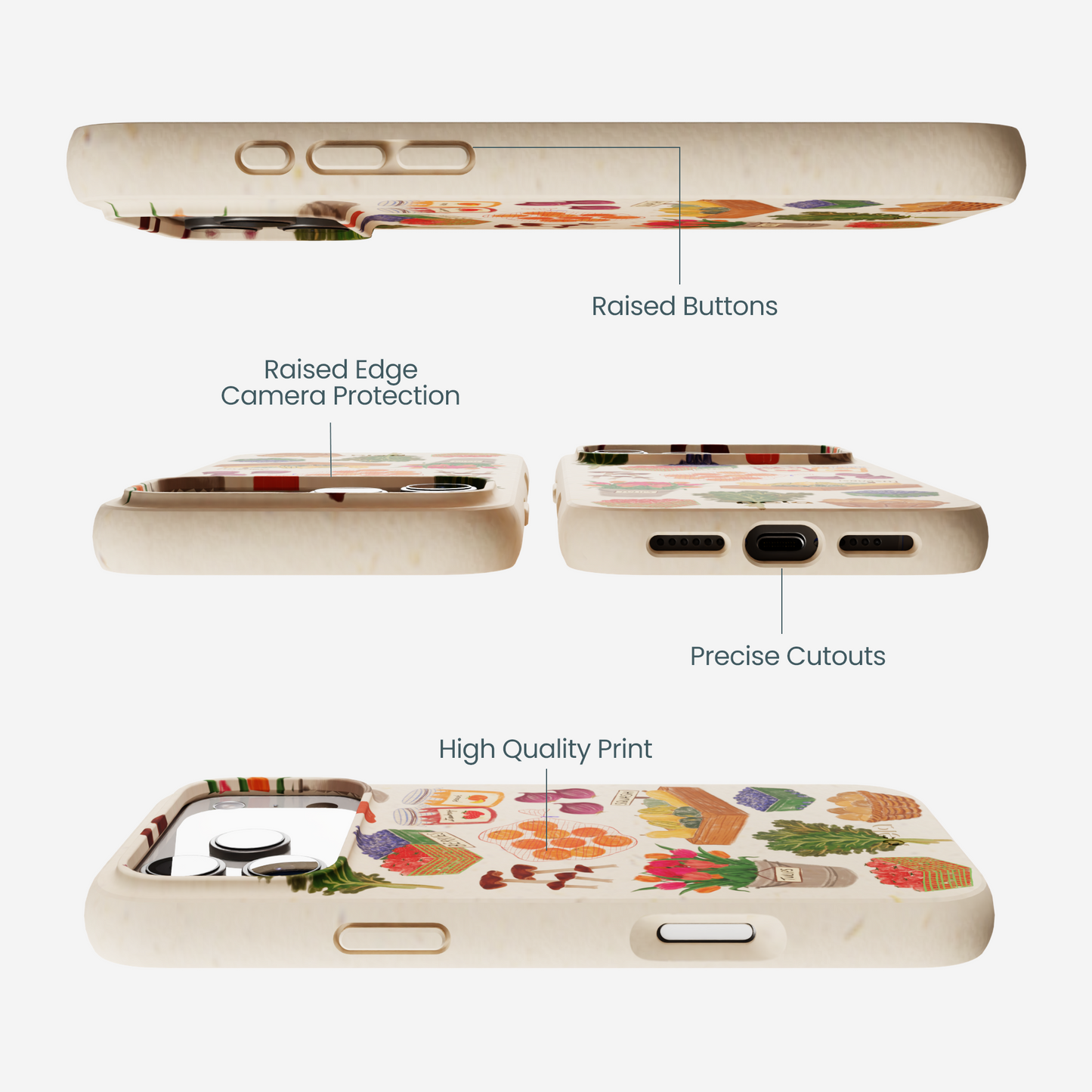 Seashell Farm Market iPhone 17 Pro Max Case