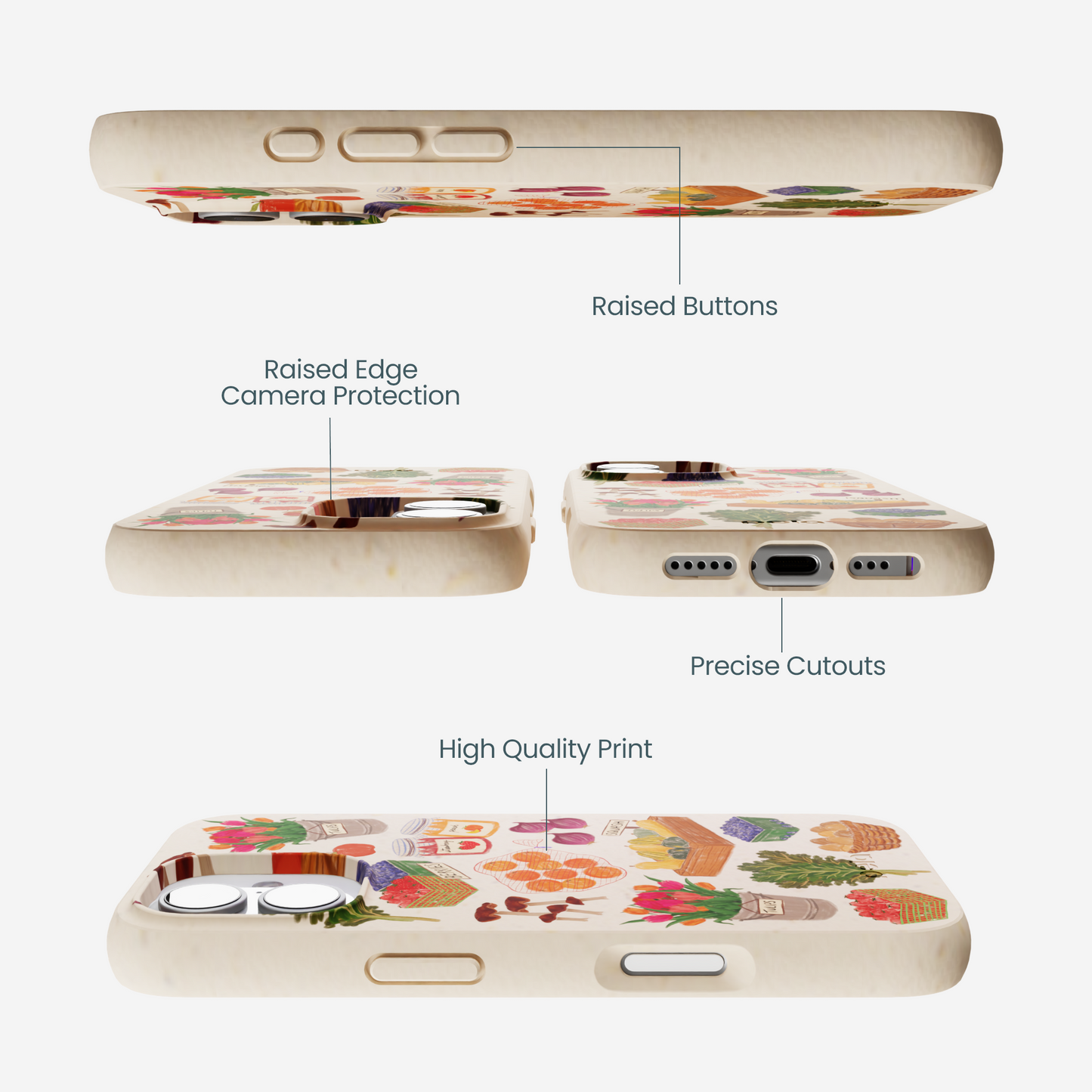 Seashell Farm Market iPhone 17 Case