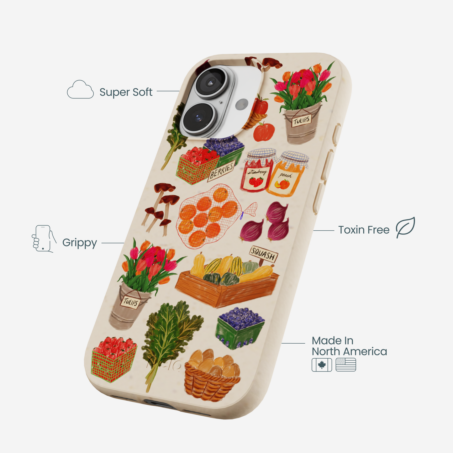 Seashell Farm Market iPhone 17 Case