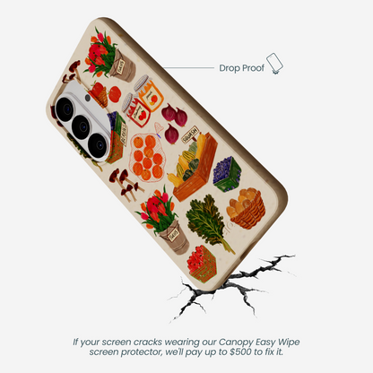 Seashell Farm Market Samsung Galaxy S26 Case