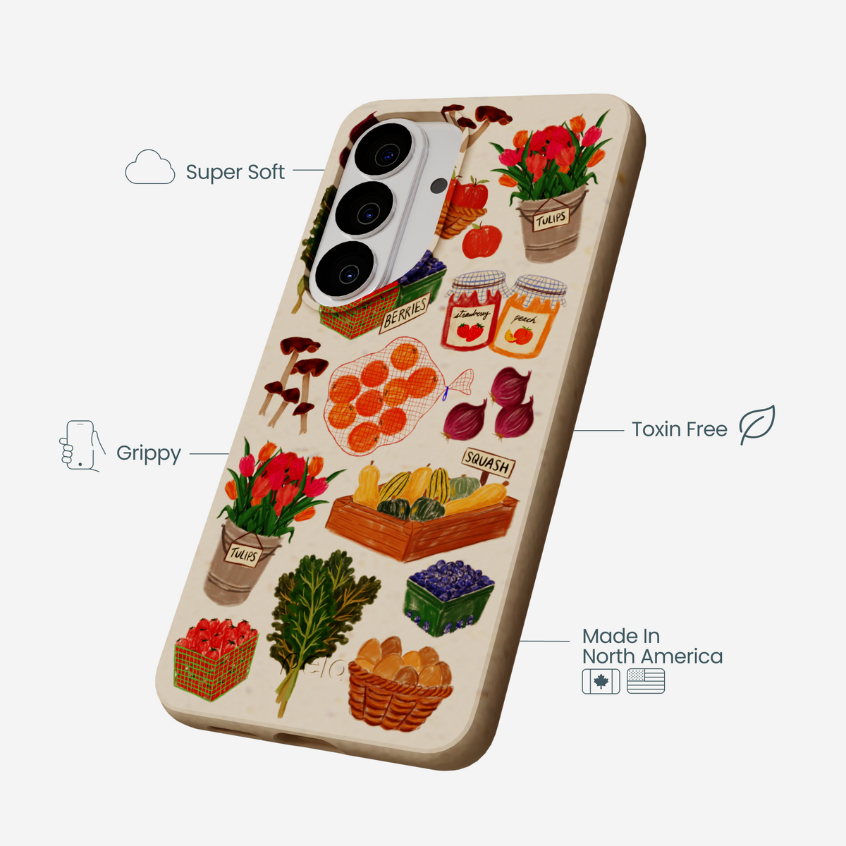 Seashell Farm Market Samsung Galaxy S26 Case