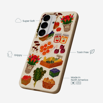 Seashell Farm Market Samsung Galaxy S26 Case