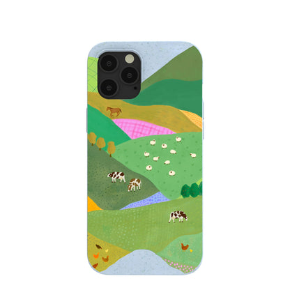 Powder Blue Farm Tales iPhone 12 Pro Max Case