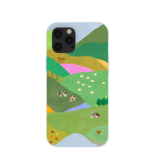 Powder Blue Farm Tales iPhone 12 Pro Max Case