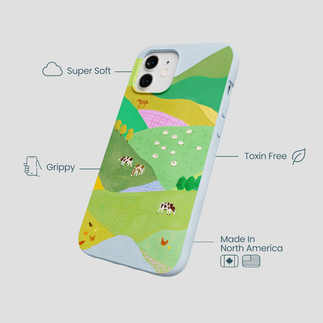 Powder Blue Farm Tales iPhone 12/ iPhone 12 Pro Case