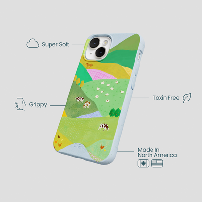 Powder Blue Farm Tales iPhone 13 Mini Case
