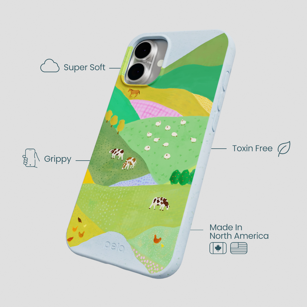 Powder Blue Farm Tales iPhone 16 Plus Case