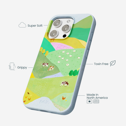 Powder Blue Farm Tales iPhone 16 Pro Max Case