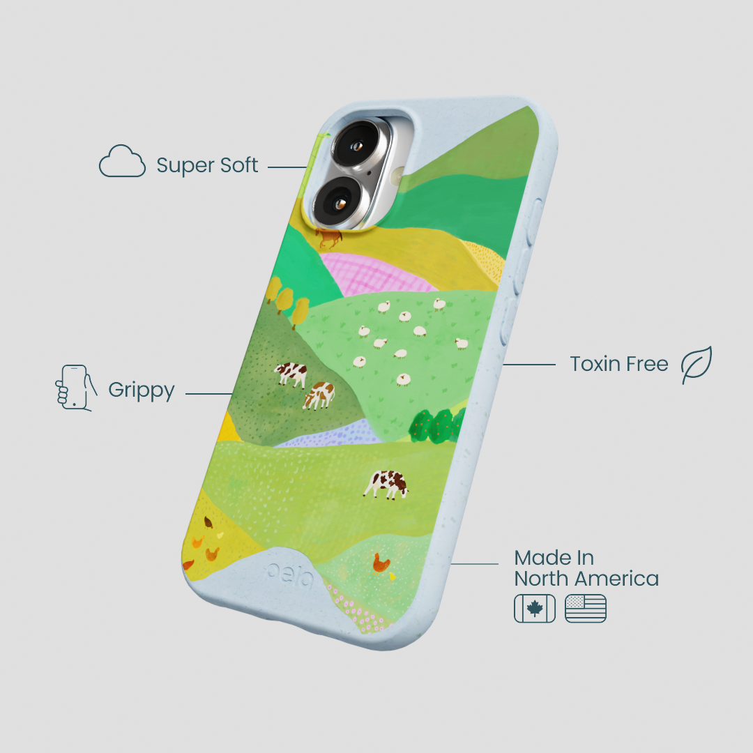Powder Blue Farm Tales iPhone 16 Case