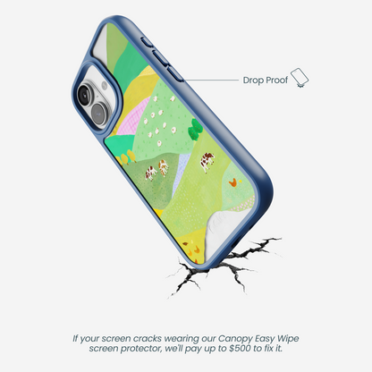 Clear Farm Tales iPhone 17 Case With True Blue Ridge (MagSafe included)
