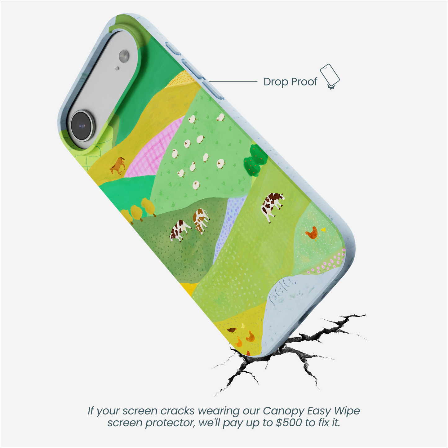 Powder Blue Farm Tales iPhone 17 Case