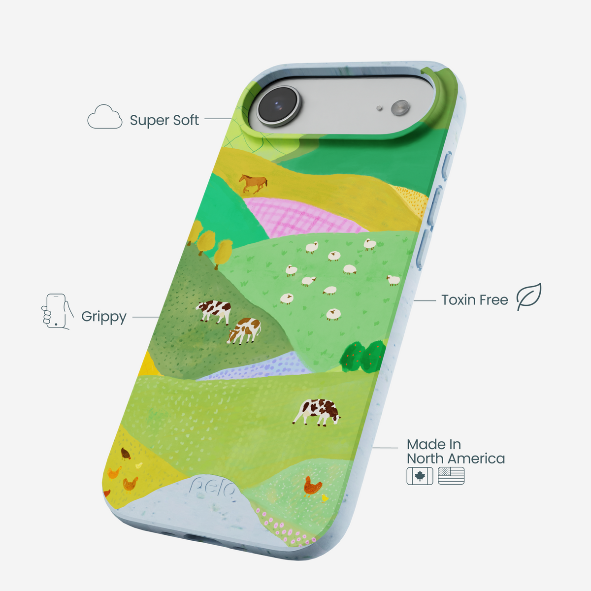Powder Blue Farm Tales iPhone Air Case