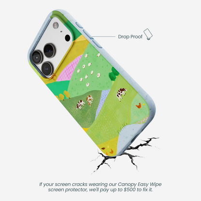 Powder Blue Farm Tales iPhone 17 Pro Case