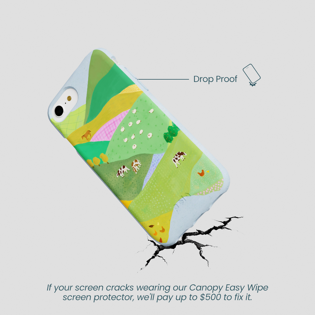 Powder Blue Farm Tales iPhone 6/6s/7/8/SE Case