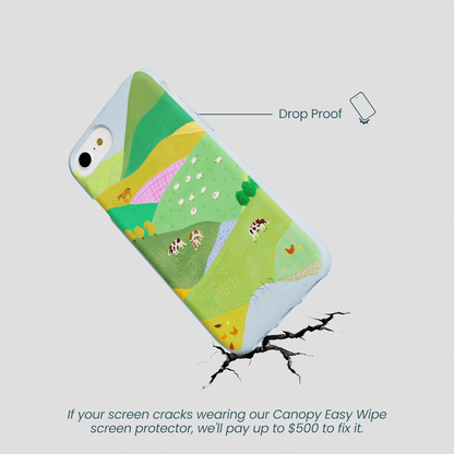 Powder Blue Farm Tales iPhone 6/6s/7/8/SE Case