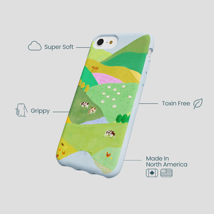 Powder Blue Farm Tales iPhone 6/6s/7/8/SE Case