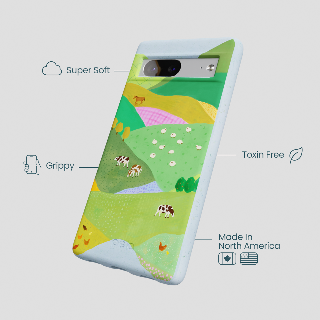 Powder Blue Farm Tales Google Pixel 7a Case