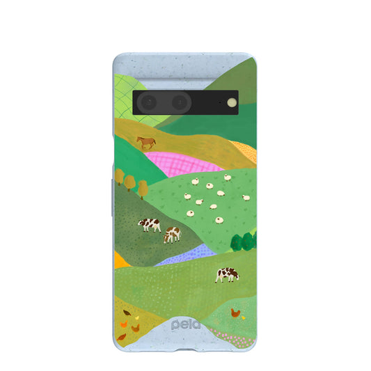 Powder Blue Farm Tales Google Pixel 7 Case