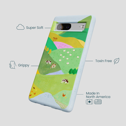 Powder Blue Farm Tales Google Pixel 7 Case