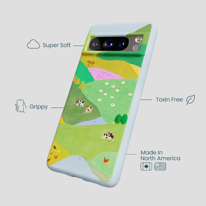 Powder Blue Farm Tales Google Pixel 8 Pro Case