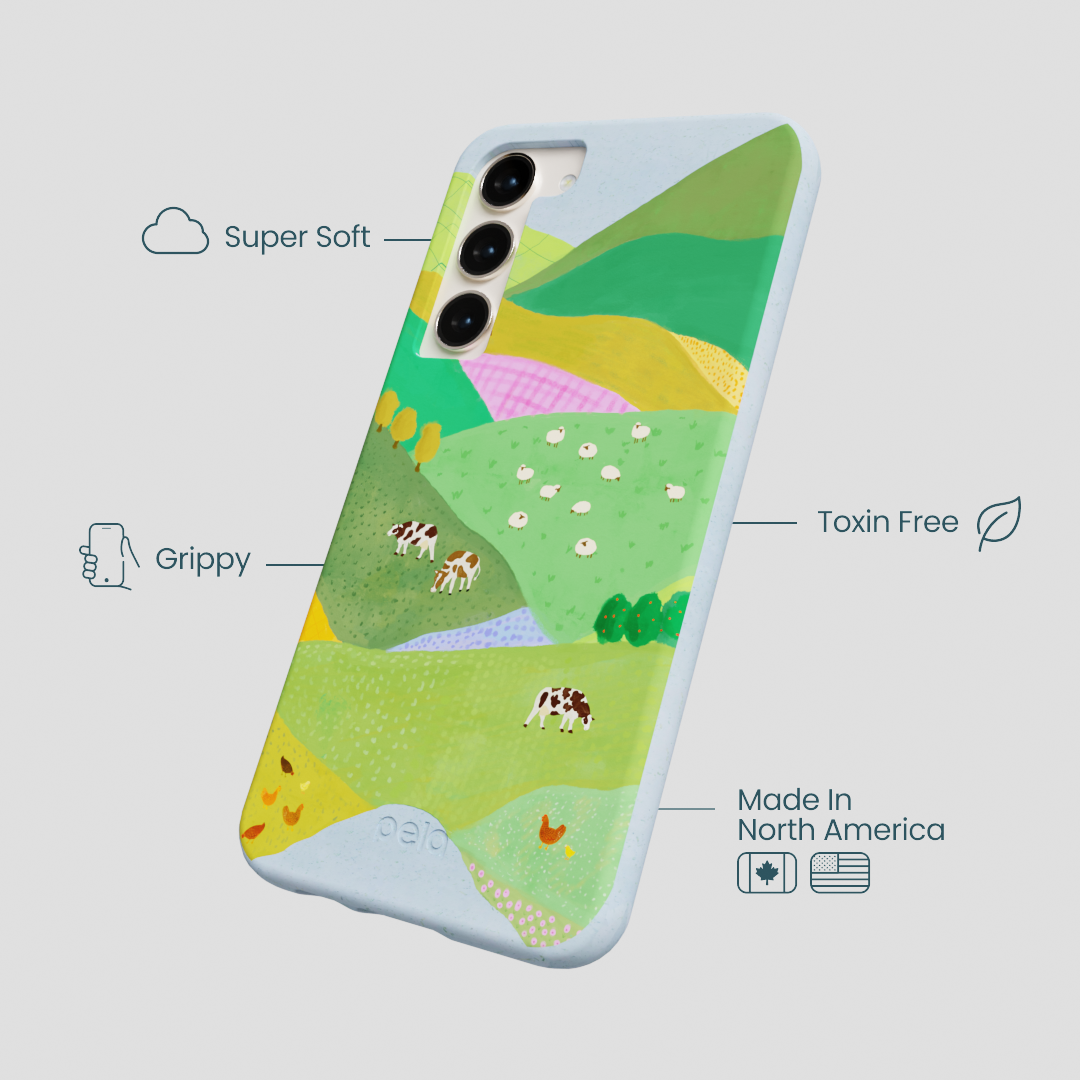 Powder Blue Farm Tales Samsung Galaxy S23+(Plus) Case