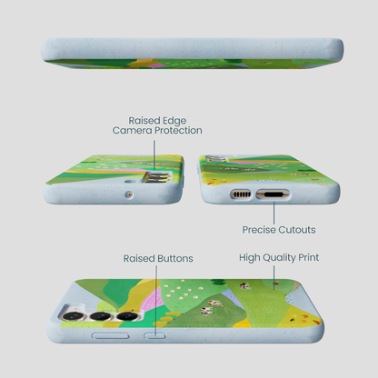Powder Blue Farm Tales Samsung Galaxy S24+(Plus) Case