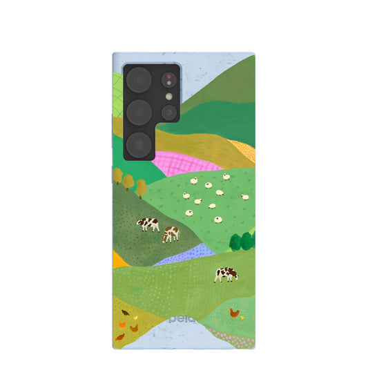 Powder Blue Farm Tales Samsung Galaxy S24 Ultra Case