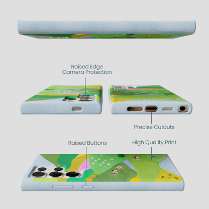 Powder Blue Farm Tales Samsung Galaxy S24 Ultra Case