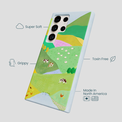 Powder Blue Farm Tales Samsung Galaxy S24 Ultra Case