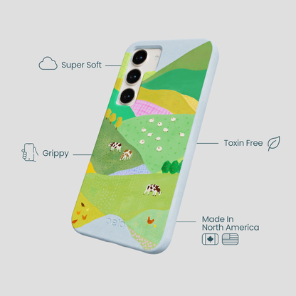 Powder Blue Farm Tales Samsung Galaxy S24 Case