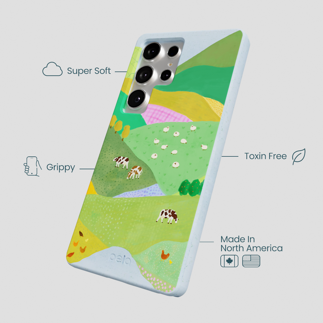 Powder Blue Farm Tales Samsung Galaxy S25 Ultra Case