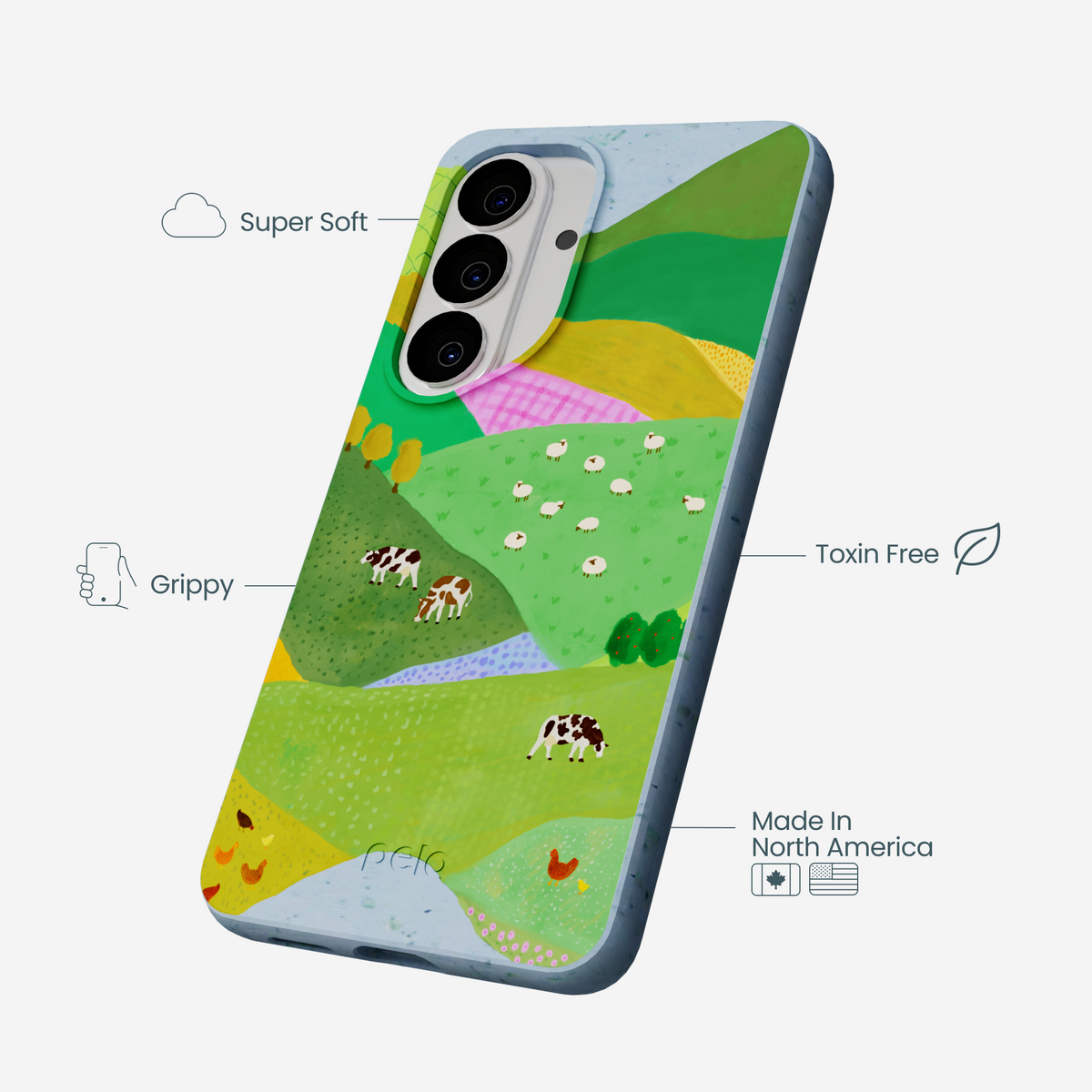 Powder Blue Farm Tales Samsung Galaxy S26 Case