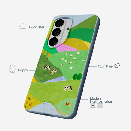 Powder Blue Farm Tales Samsung Galaxy S26 Case