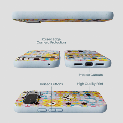 Powder Blue Farmers Mosaic Google Pixel 10 Pro XL Case