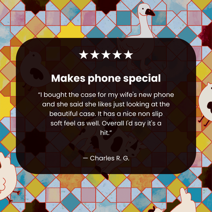 Powder Blue Farmers Mosaic iPhone Air Case