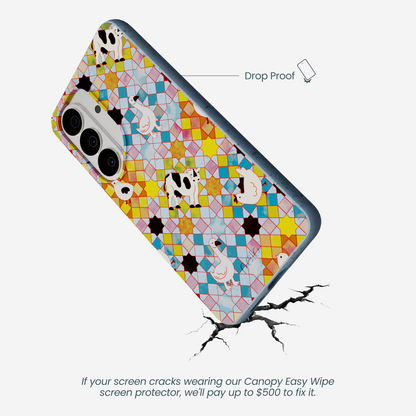 Powder Blue Farmers Mosaic Samsung Galaxy S26 Case
