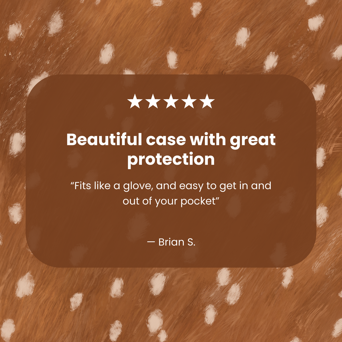 Chocolate Brown Fawn iPhone 17 Pro Case