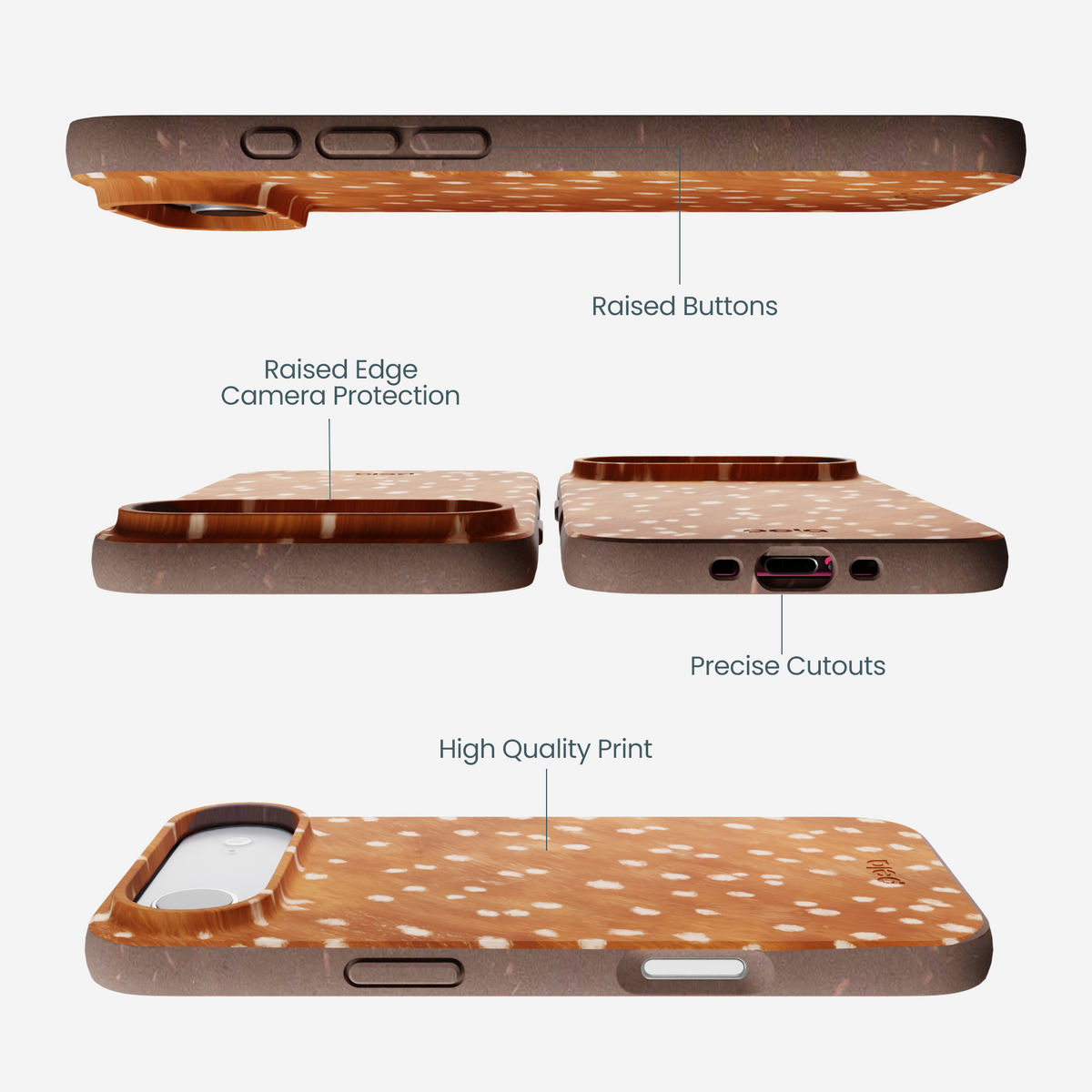 Chocolate Brown Fawn iPhone Air Case