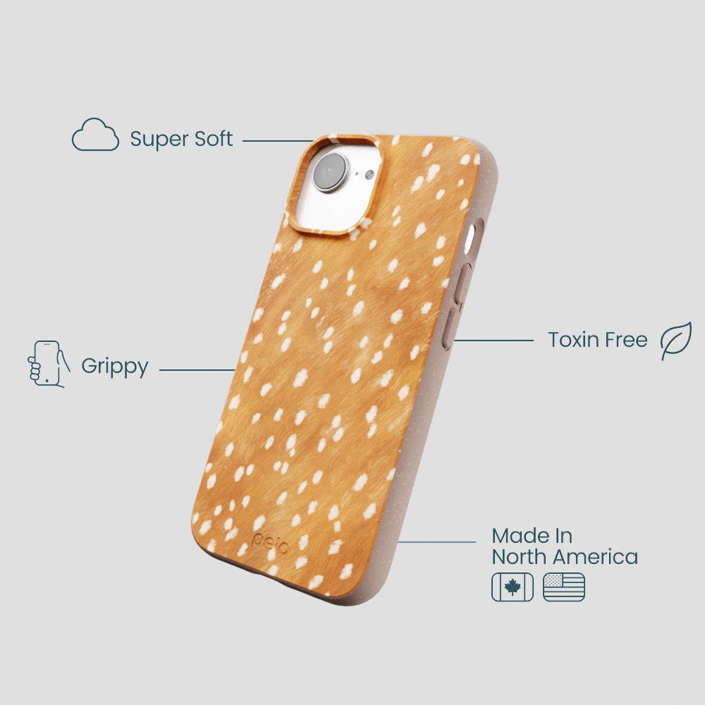 Chocolate Brown Fawn iPhone 16e/17e Case