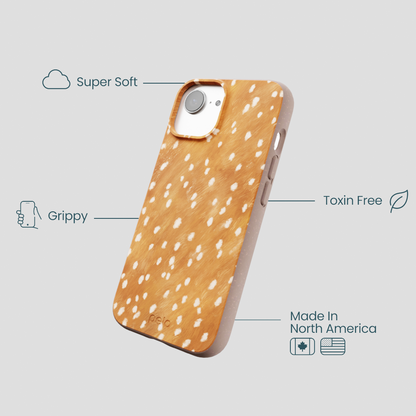 Chocolate Brown Fawn iPhone 16e/17e Case