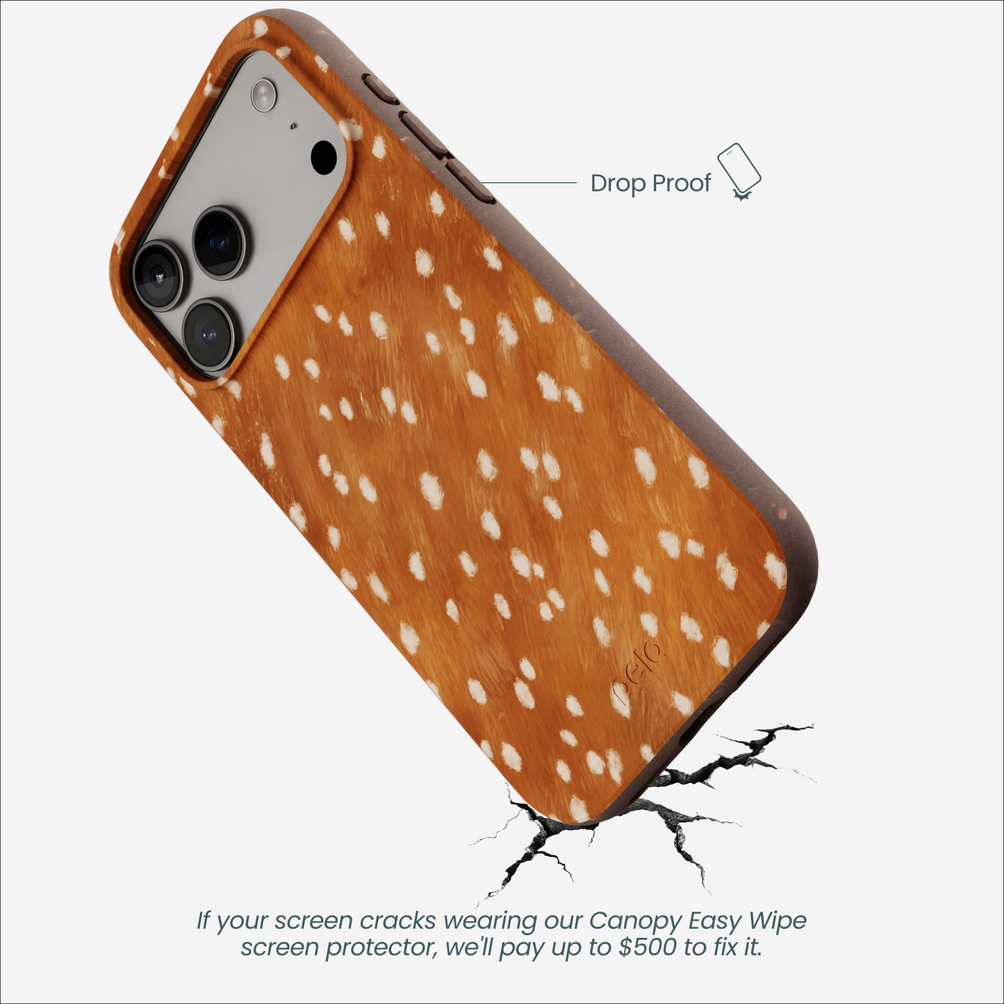 Chocolate Brown Fawn iPhone 17 Pro Max Case
