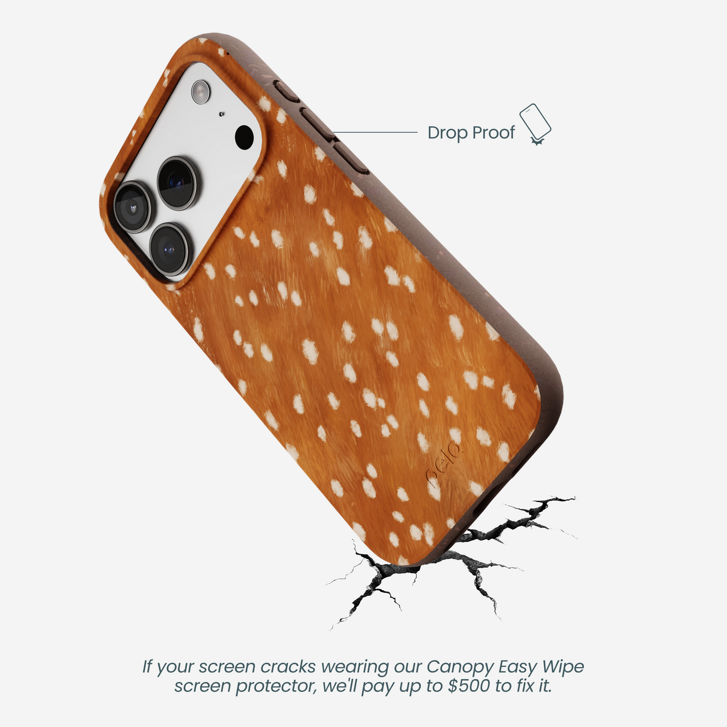 Chocolate Brown Fawn iPhone 17 Pro Case