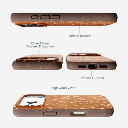 Chocolate Brown Fawn iPhone 17 Pro Case