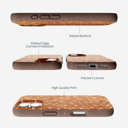 Chocolate Brown Fawn iPhone 17 Case