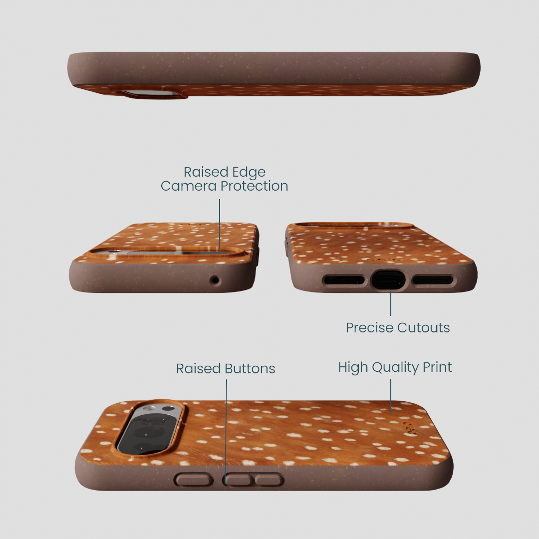 Chocolate Brown Fawn Google Pixel 10/10 Pro Case