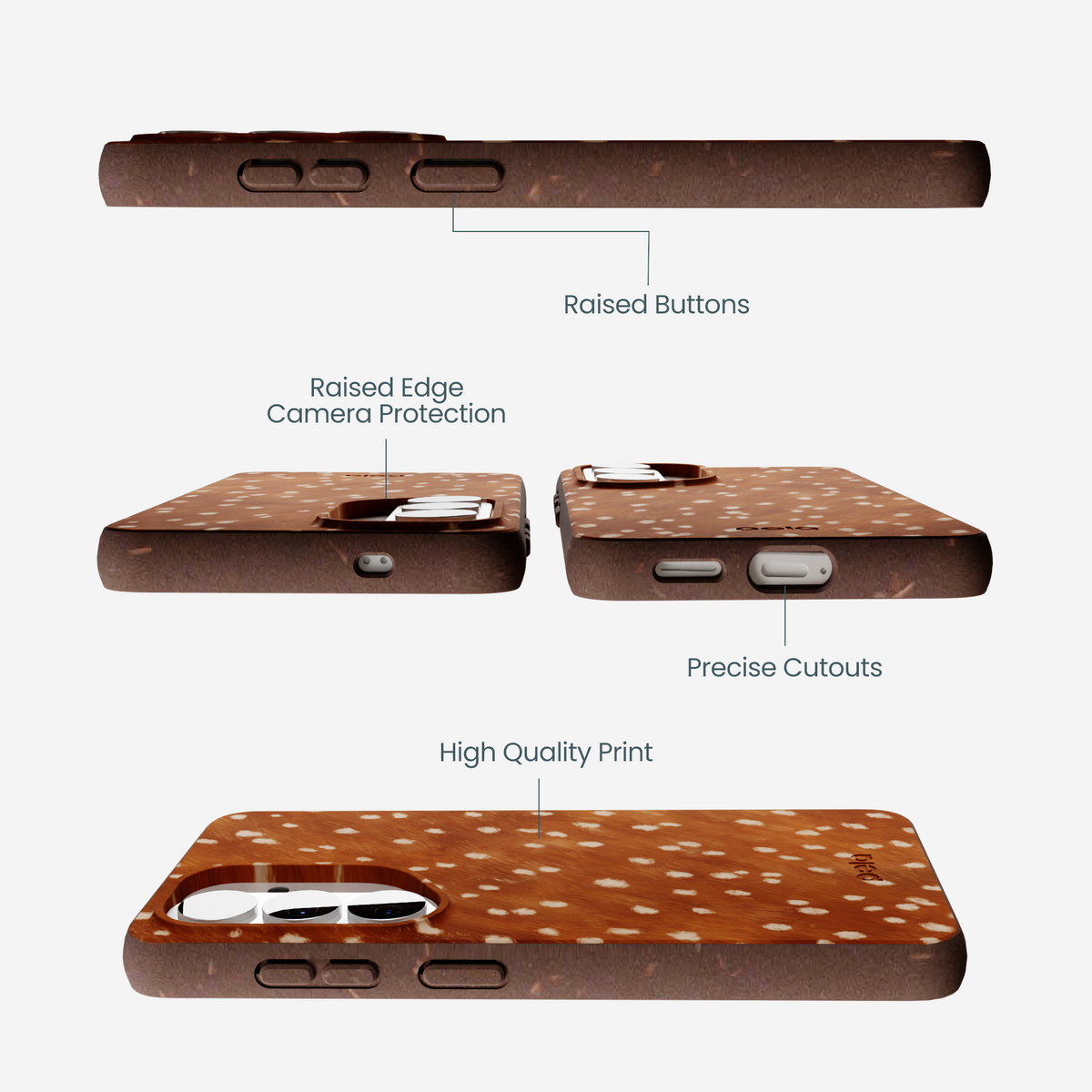 Chocolate Brown Fawn Samsung Galaxy S26 Case