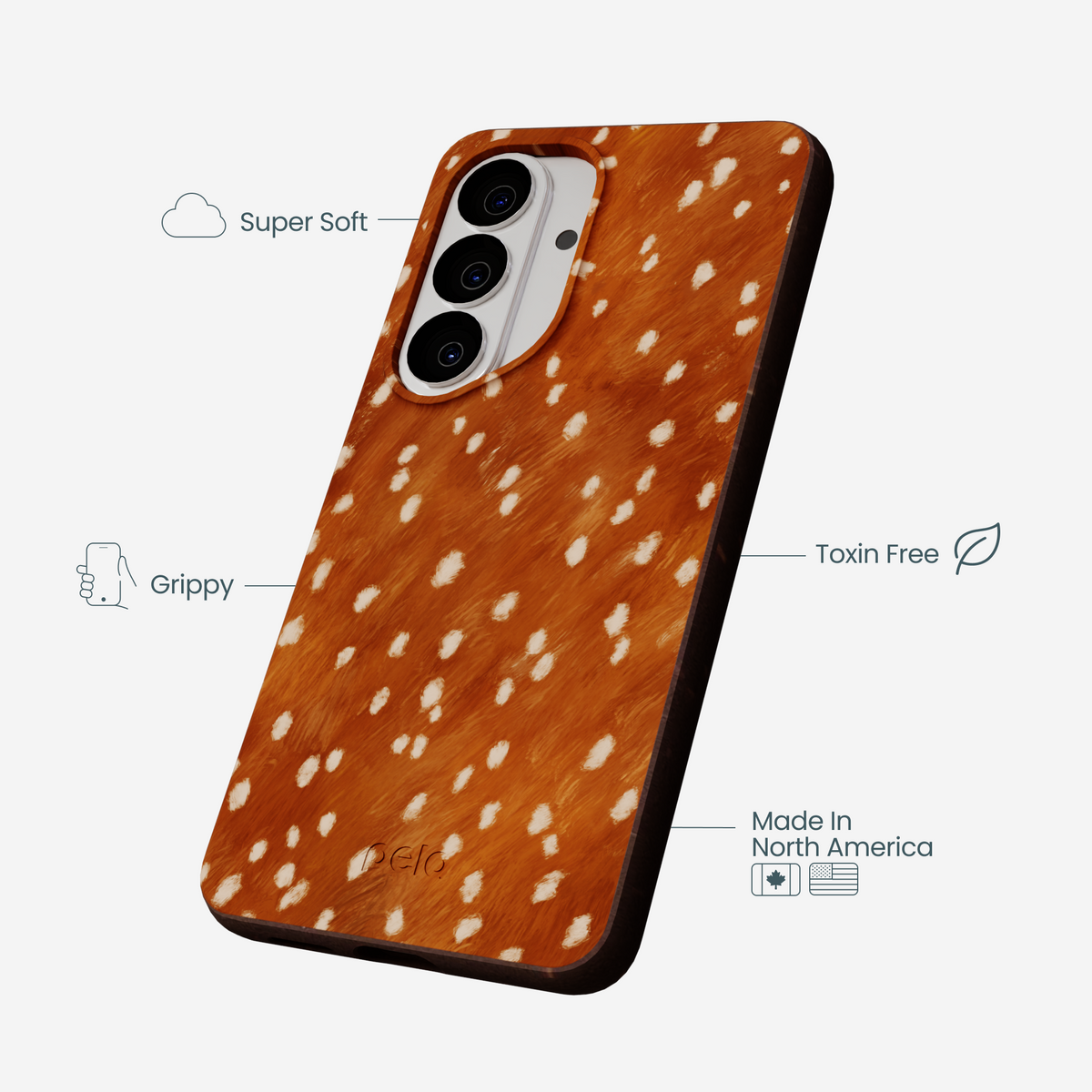 Chocolate Brown Fawn Samsung Galaxy S26 Case