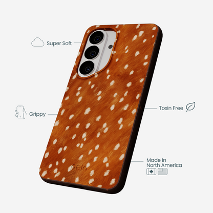 Chocolate Brown Fawn Samsung Galaxy S26 Case